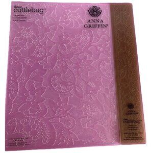 Anna Griffin Carmen Lace Embossing Folder & Border Set 5"x7" Cuttlebug Craft